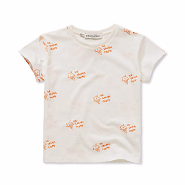 Футболка Ice cream print от бренда Sproet & Sprout Молочный