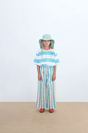 Футболка Sky stripes от бренда Tinycottons Голубой