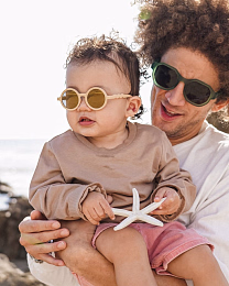 Очки TODDLER Round Sunglasses-Classic Olivio-Desert Sand от бренда Olivio and Co