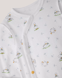 Набор комбинезонов розового и белого цвета с принтом от бренда Anna Leon