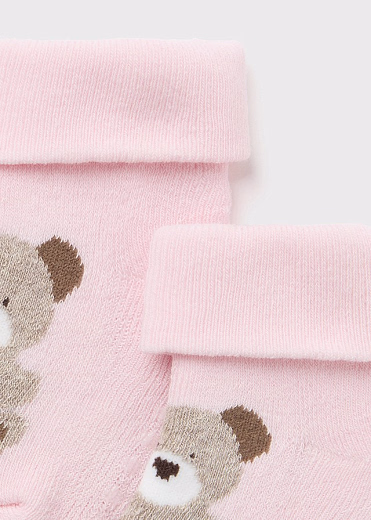Носки розового цвета с мишками от бренда Mayoral