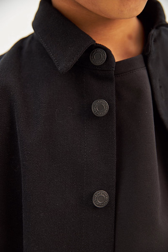Рубашка DENIM Black от бренда Liqlo
