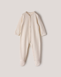 Набор комбинезонов зеленого и молочного цвета от бренда Anna Leon