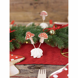 Шпажки Мухоморы 10 шт от бренда Tim & Puce Factory