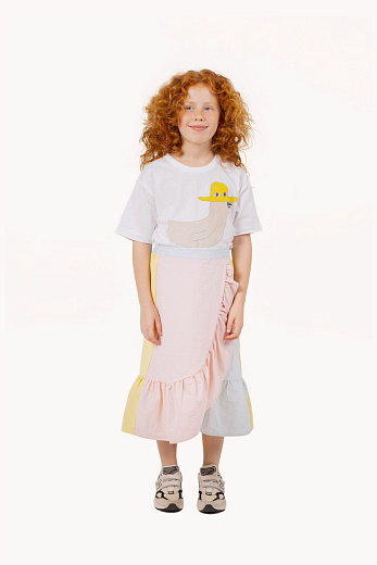 Юбка COLOR BLOCK от бренда Tinycottons