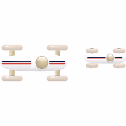 Машинка  Grand Prix vintage white от бренда Vilac