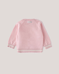 Джемпер и джоггеры розового цвета с принтом лошадки от бренда Anna Leon