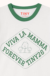 Футболка VIVA LA MAMMA от бренда Tinycottons Белый