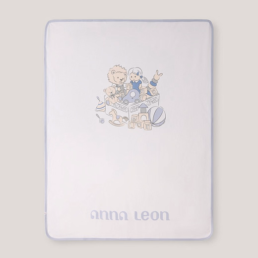 Одеяло Toys Blue от бренда Anna Leon