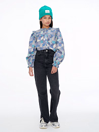 Блузка с принтом от бренда Les coyotes de Paris