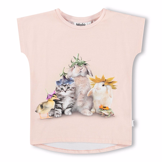 Футболка Ragnhilde Photobooth от бренда MOLO Розовый