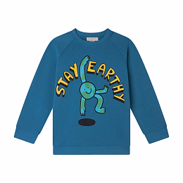 Свитшот Stay Earthy от бренда Stella McCartney kids