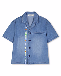 Рубашка с коротким рукавом DOUBLE STONE+BLEACH от бренда Billieblush