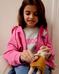 Футболка-кроп ChooChoo от бренда CHOOCHOO Серый