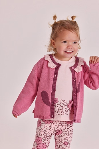 Кардиган Pink flower от бренда Boboli