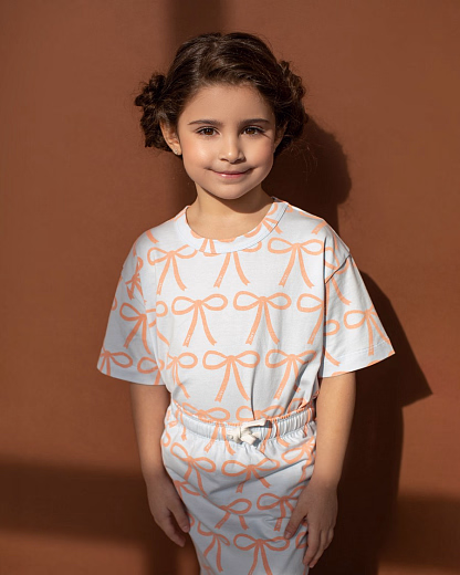 Юбка BOWS LONG от бренда Tinycottons