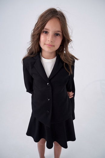 Пиджак с юбкой черного цвета от бренда NOT A TOY