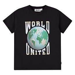 Футболка Riley United World от бренда MOLO Черный