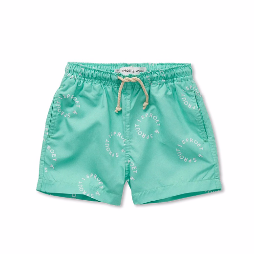 Шорты Sproet print Jade green от бренда Sproet & Sprout