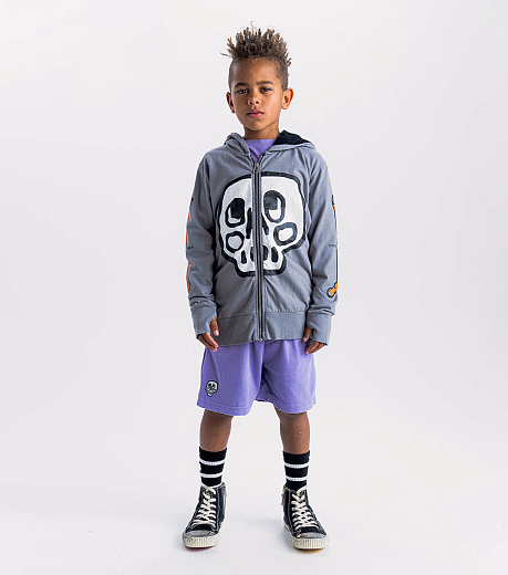 Толстовка SILOU SKULL CONCRETE от бренда NuNuNu