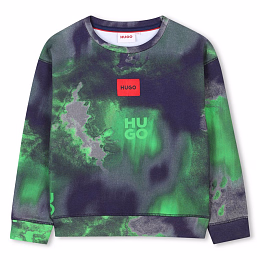 Свитшот Blue-Green-Grey от бренда HUGO