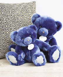 Мишка Blue с блестками от бренда Doudou et Compagnie