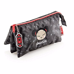 Пенал с тремя отделениями Pucca от бренда MiquelRius