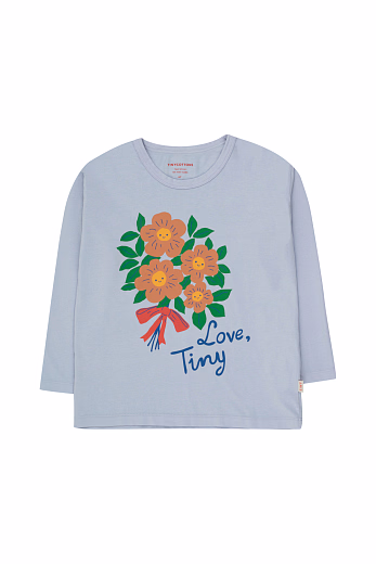 Лонгслив LOVE FLOWERS от бренда Tinycottons