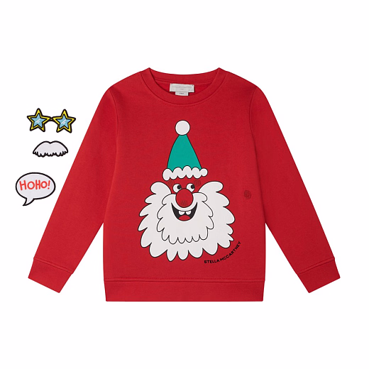 Свитшот Ho-Ho от бренда Stella McCartney kids