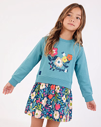 Платье Floral print от бренда Boboli
