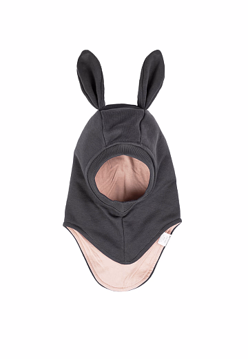 Шапка-шлем Bunny Demi grey от бренда Peppihat