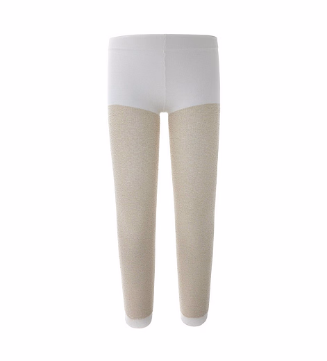 Колготки бежевые ажурные с люрексом от бренда Original Marines