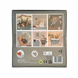 Кубики "Семья кроликов" от бренда Egmont Toys