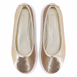 Балетки Gold от бренда Billieblush