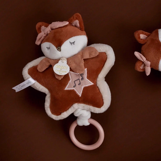 Лиса персикового цвета от бренда Doudou et Compagnie