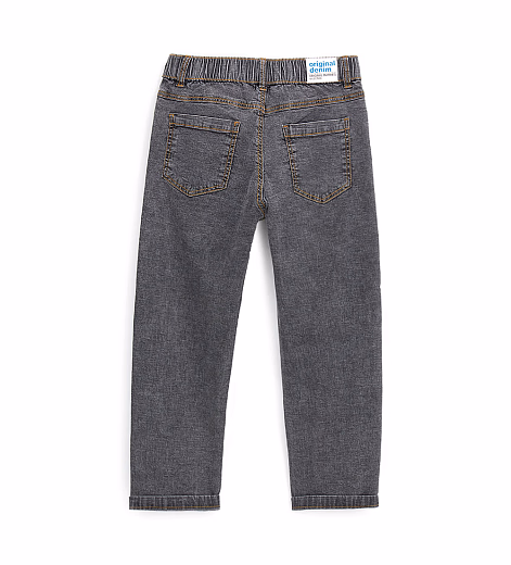 Джинсы Black с желтой строчкой от бренда Original Marines