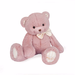 Мишка Preppy Chic розового цвета в подарочной коробке, 30 см от бренда Histoire d'Ours