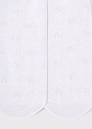 Колготки белого цвета с бантиками от бренда Mayoral