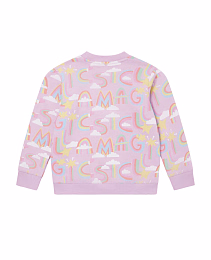 Свитшот и джоггеры с цветными буквами от бренда Stella McCartney kids
