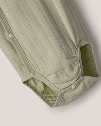 Набор боди кимоно из фактурной ткани в зеленом и розовом цвете от бренда Anna Leon