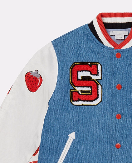 Бомбер Strawberry от бренда Stella McCartney kids