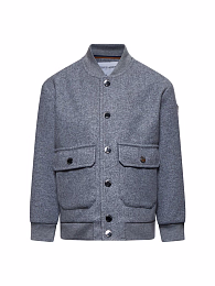 Бомбер с накладными карманами от бренда Trussardi