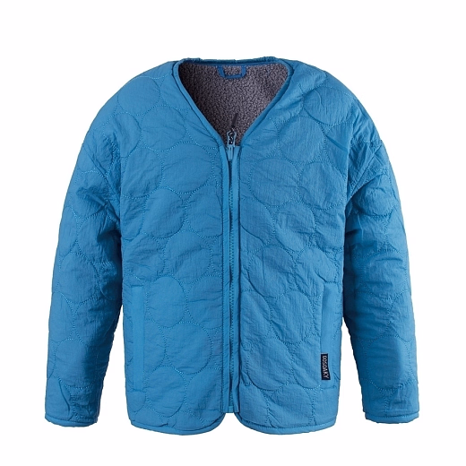 Куртка FRIENDLY WHALE Ultimate grey Azure blue от бренда Gosoaky