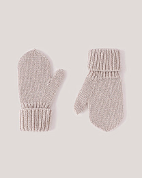 Варежки бежевого цвета от бренда Anna Leon