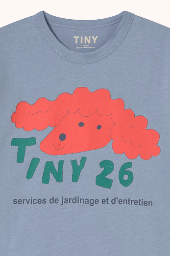 Футболка ORANGE DOG от бренда Tinycottons Серый