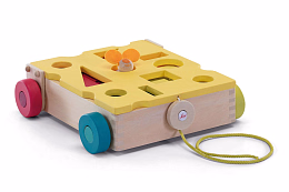 Тележка на веревочке и кубики Мышка от бренда SEVI