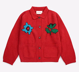 Кардиган red Blossom от бренда Bobo Choses