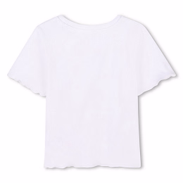 Футболка White с надписью от бренда SONIA RYKIEL Белый