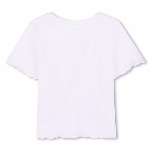 Футболка White с надписью от бренда SONIA RYKIEL Белый