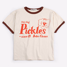 Футболка Pickles The Dog от бренда Bobo Choses Белый
